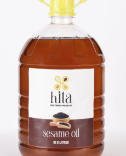 5 Litre Bottle of Hita Healthcare Cold Pressed Sesame Oil